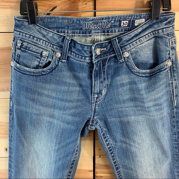 Miss Me JP5335B Boot cut light blue jeans size 30 - Picture 4 of 15